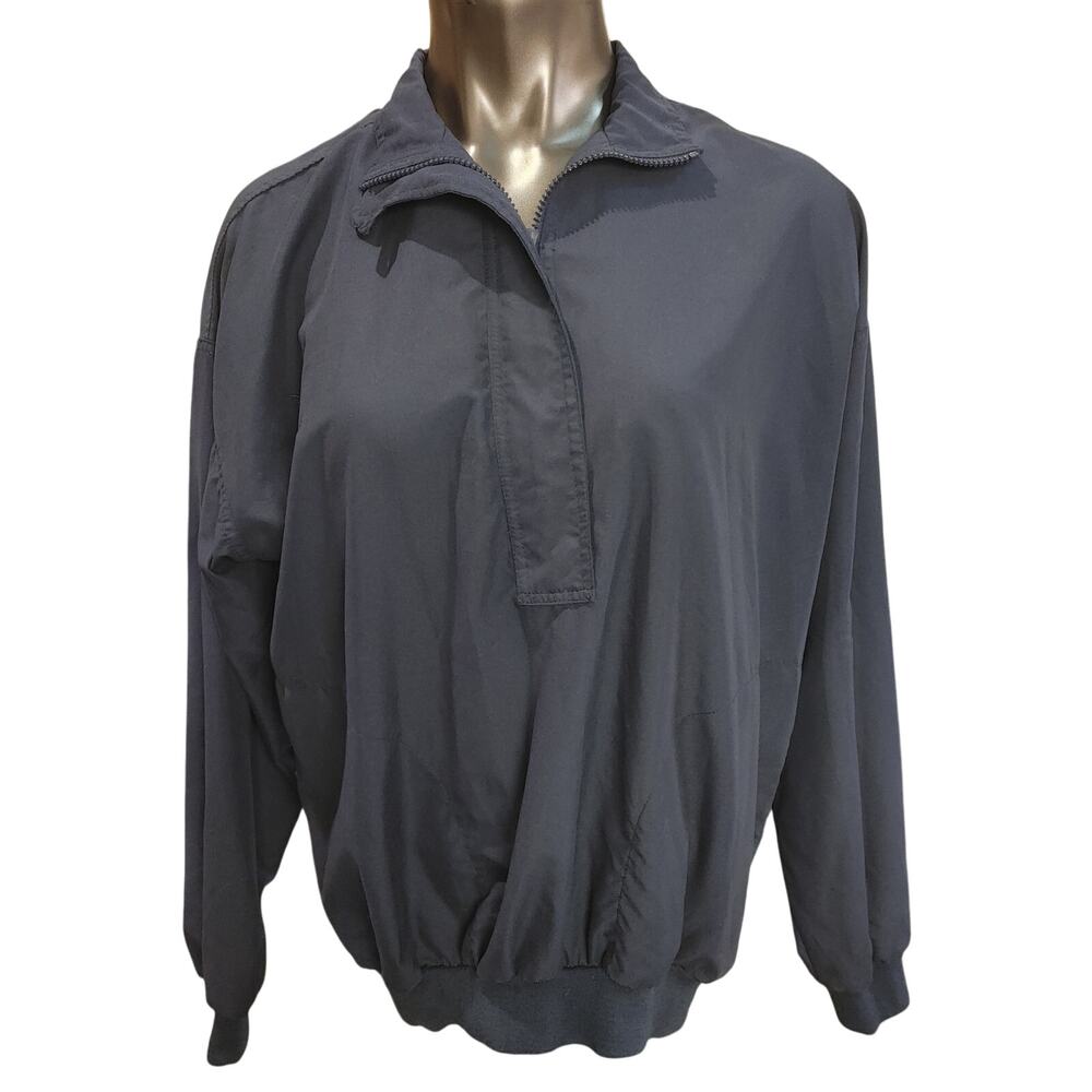 Roche Women's M Dark Navy Blue Long Sleeve 3/4 Zip Jacket